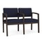 Lesro Lenox 2 Seat Tandem Seating W/ Arm, 44 in W 26 in L 31.5 in H LW2103 - alternate 1
